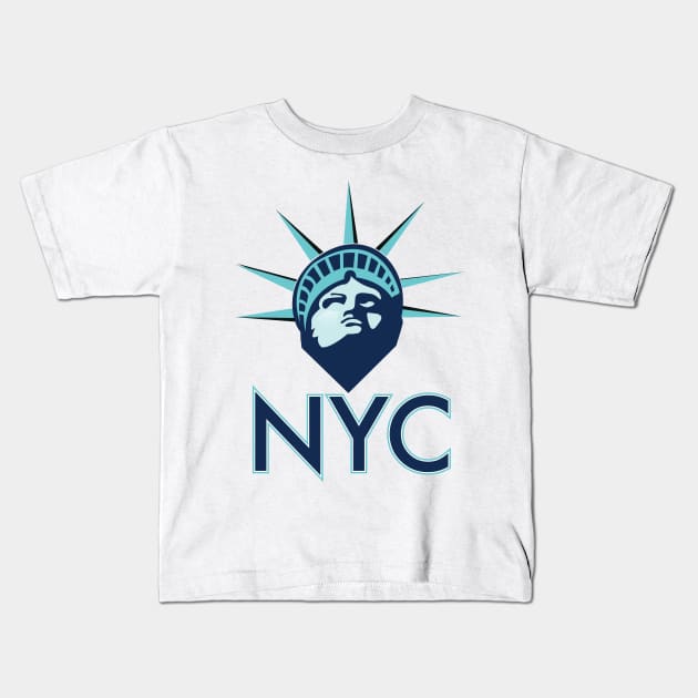 NYC Liberty Kids T-Shirt by nickemporium1